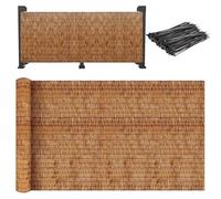 Clôture d'intimité en bambou pour balcon - Paravent extérieur pour jardin, terrasse et décoration d'arrière-cour (70 x 200 cm) - Barrière écologique et élégante