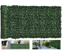 Clôture d'intimité en faux lierre extensible pour extérieur, rouleau de verdure artificielle, mur de haie, patio, feuilles de vigne en plastique vert, panneaux de portail, couverture pour jardin,