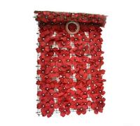 Clôture d'intimité en forme de feuilles de cerisier artificielles - 0,5 x 1 m - Panneau de haie de jardin en polyéthylène résistant aux intempéries - Pour décoration murale extérieure et protection