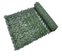 Clôture d'intimité en lierre artificiel - Rouleau de feuilles vertes | Haie synthétique en soie et PVC, dos en maille respirante pour balcon, terrasse, jardin, décoration murale et protection de