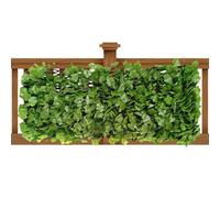 Clôture d'intimité extérieure - Barrière d'intimité extensible pour balcon - Panneaux de treillis de jardin extensibles pour décoration de maison, cour, balcon