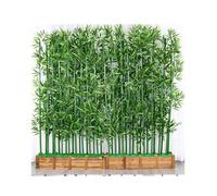 Clôture d'intimité personnalisable en bambou EasytoClean pour aménagement paysager d'arrière-cour, écran décoratif de 1,5 m, 1,8 m, 2 m de haut (120 cm, 20 x 1,5 m)