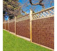 Clôture écologique pour balcon et terrasse, montage facile, 140 cm x 1000 cm, solution d'intimité extérieure, décoration de jardin élégante