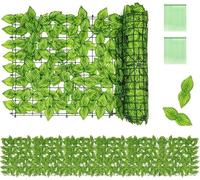 Clôture/écran de Jardin en Lierre Artificiel, décoration Murale intérieure et extérieure pour Balcon, Bloque efficacement Les Rayons ultraviolets, durée de Vie de Plusieurs années