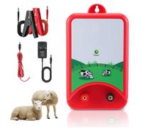 Clôture Électrique 10Km,Électrificateur Clôture Électrique 12V 1.5J,Clôture Électrique pour Animaux,Chien,Sanglier,Chevaux,Mouton