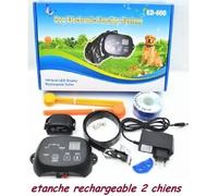 Clôture électrique invisible anti fugue - PETAINER - 2 chiens - Collier étanche - Rechargeable - 300 m de fil