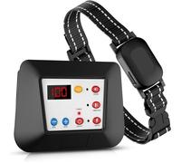 Clôture électrique pour chien Anti-fugue Dispositif de dressage chiens deux-en-un Bouchon anti-aboiement Clôture