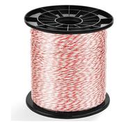 Clôture électrique, Rouleau de 500/1000 m de Corde de clôture électrique en polyfil d'acier for Moutons, bovins et Animaux. Fil de clôture à conductivité fiable.(500m)