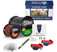 Clôture électrique souterraine pour 2 chiens, 457,2 m de fil - Kit de clôture de qualité professionnelle - Installation facile et longévité supérieure | Système de confinement pour animaux de