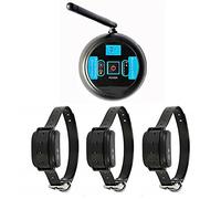 Clôture électronique sans Fil pour Animaux de Compagnie Stop Barker Machine Anti-Fugue (Convient pour 3 Chiens)