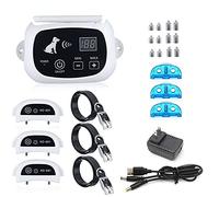 Clôture électronique sans Fil pour Chien de Compagnie IP67 Collier de Dressage de Chien électrique pour Animaux de Compagnie étanche Convient pour 3 Chiens