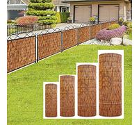 Clôture en bambou écologique pour cour et jardin, 1,6 m de haut, 1,2 m de haut, terrasse, assemblage facile, 100 x 800 cm, idéal pour décoration de balcon