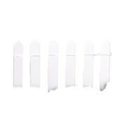 Clôture en bois 10 pièces Pour Les Jardins,Les Pots De Fleurs | Mini petite clôture, micro-ornements de paysage, outils d'aménagement paysager(White)