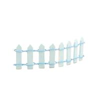Clôture en bois 5 pièces Pour Les Jardins,Les Pots De Fleurs | Micro paysage, mini ornements, plantes en pot, aménagement paysager de la maison(Light blue)