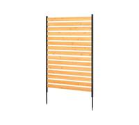 Clôture En Bois 98x155cm 1 Panneau Installation Facile Pour Décoration De Jardin
