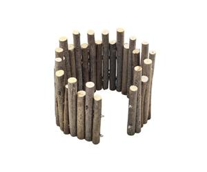 Clôture en bois pour hamster, 30 cm, pliable, rats, escalade, gerbilles | Bois naturel, forme flexible comme tunnel de clôture, favorise la coordination des mouvements, convient aux gerbilles