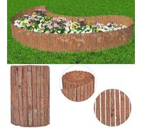 Clôture en Écorce 400x100cm Bordure Jardin Panneau de Clôture de Jardin vidaXL