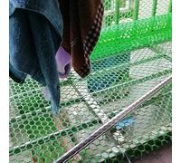 Clôture en fil de fer plastique vert - jardin Barrière for animaux compagnie Cerf Poulet Neige Chien Lapin Sécurité Filet à volaille trou hexagonal(1x5m/3.3x16.4ft)