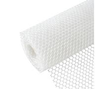 Clôture en Fil De Plastique, Clôture en Plastique Polyvalente Noire | Réutilisable, facile à couper et à installer, vert, noir, for allées et allées piétonnières(White,1x3m)