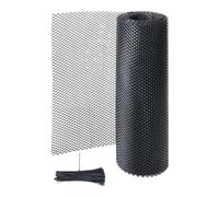 Clôture en fil de poulet - Filet en maille de 15,7 pouces x 10 pieds, Clôture de jardin durable en acier galvanisé, construction flexible avec 50 serre-câbles inclus | Protection de volaille