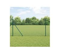 Vidaxl Clôture En Fil Soudé Verte 1.2x50 M Acier