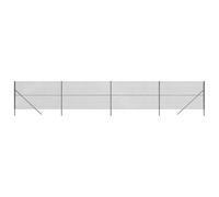 Clôture en grillage anthracite 2 x 10 m | Clôture brise-vue stable pour jardin, terrasse et terrain | Résistant aux intempéries et durable | Montage facile
