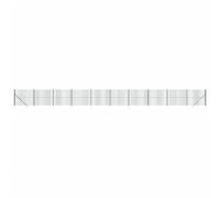 Clôture en grillage vert 1,4 x 25 m avec piquets de sol - Clôture brise-vue stable pour jardin, terrasse et terrain - Résistant aux intempéries et durable