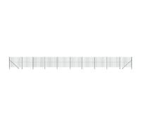 Clôture en grillage vert - 2,2 x 25 m - En acier galvanisé - Clôture brise-vue durable pour jardin, terrasse et terrain - Résistante à la corrosion et aux intempéries
