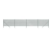 Clôture en grillage vert 2 x 10 m | Clôture brise-vue stable pour jardin et terrain | Résistant aux intempéries et durable | Montage facile | Idéal comme barrière et protection