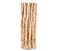 Clôture en lattis en bois 100 cm de hauteur, clôture de bassin en noisetier, clôture de 5 m de longueur, clôture de jardin, distance entre les lattes de 4 à 6 cm, lattes résistantes aux intempéries