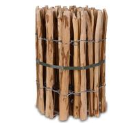 Clôture en lattis en bois 50 cm de hauteur, clôture de bassin en noisetier, clôture de 5 m de longueur, clôture de jardin, distance entre les lattes de 4 à 6 cm, lattes résistantes aux intempéries