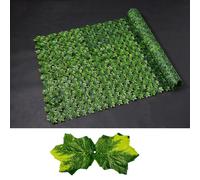 Clôture en lierre pour intimité,clôture en cuir chevelu,haie artificielle,écran de confidentialité pour balcon,jardin privé,feuilles,cuir chevelu pomme,décoratio - Type Colorful Maple Leaf-50x300cm #B