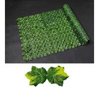 Clôture en lierre pour intimité,clôture en cuir chevelu,haie artificielle,écran de confidentialité pour balcon,jardin privé,feuilles,cuir chevelu pomme,décoratio - Type Colorful Maple Leaf-50x200cm #A