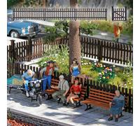 Clôture En Piquets En Bois O Gauge Busch 10240