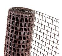 Clôture en plastique - Hauteur : 0,5 m - Maille : 40 mm - Marron - Vendu au mètre