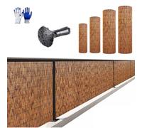 Clôture en Roseau Naturel Brise Vue Roseau Clotures Canisse Bambou 60 70 80 95 100 105 120 135 140 150160cm Hauteur Cache Vue Exterieur Jardin Store Bambou Intérieur Rideau Pergola
