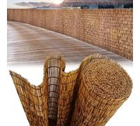 Clôture en Roseau Naturel Canisse Bambou 1m X 3m 1m20 X 5m 1m50 X 10m Clôtures Décoratives Imperméable Durable Différentes Tailles Rouleau De Roseau pour Balcon Brise-Vent Exterieur Terrasse (Color :