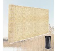 Clôture en Roseau Naturel Canisse Bambou 60cm 90cm 120cm - Brise-Vue Occultant pour Jardin, Facile à Installer pour Exterieur, Terrasse, Maison, Piscine (Color : Primary Whi)