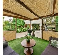 Clôture en Roseau Naturel Extérieure 55/75/85/95/100/120/135cm Brise-Vue d'intimité de Balcon Canisse Bambou écran de confidentialité décorative pour Jardin(Nature)