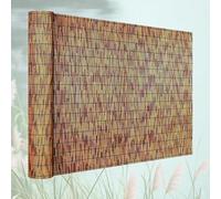 Clôture en Roseau Naturel, Premium Palissade Jardin Exterieur Bois 100cm -160cm Clôtures Décoratives, pour Terrasse, Balcon, Mur De Toit, Restaurant, Hôtel, Bordure De Piscine(Brown Color)