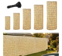 Cloture En Roseau Panneau Brise-Vue En Roseau Naturel Clôture D'intimité Paravent Exterieur Cloture Jardin Grillage Cache Balcon Canisse Bambou 1m 1m20 1m50 1m60 1m80 Hauteur(Natural Black,120x250cm)