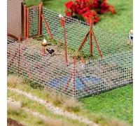 Faller Clôture treillis métallique F180414 – Modélisme HO avec poteau en bois
