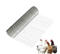 Clôture En Treillis Métallique - Fil De Fer Galvanisé De 50 M X 1 M, Enclos À Poulets Durable, Filet Hexagonal Stable Pour Jardin, Écurie Et Ferme | Barrière De Protection Pour Animaux Pour Usage Dome