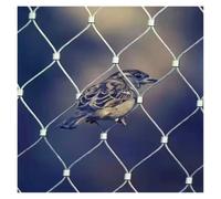 Clôture en Treillis métallique Flexible de Type X en Acier Inoxydable - Protection de sécurité Durable pour escaliers, Jardins et ranchs - Idéale pour Les enclos sécurisés et la sécurité des