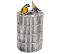 Clôture en treillis métallique galvanisé soudé - Trous rectangulaires de 0,9 x 3,9 cm, clôture durable pour volière de jardin, idéale pour perroquets, pigeons, lapins - Comprend une pince coupante