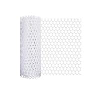 Clôture en treillis métallique plastique for poulets 300 x 40 cm Filet for volailles Chiens Lapins Barrière contre les serpents Jardinage pour la volaille, les barrières pour animaux, le j(White)