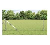 Vidaxl Clôture En Treillis Pack De 2 Acier Galvanisé 25 X 0.8 M Costaud