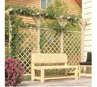 vidaXL Clôture en treillis 300 x 50 x 200 cm – Bois de pin imprégné, pergola, intimité et sécurité