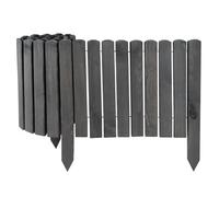 Clôture Enroulable En Bois Gris 20 X 200 Cm Bordure Pour Parterres Et Pelouses I Bordure Flexible Pour Allées