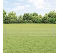 Vidaxl Clôture En Fil Soudé Avec 44 Poteaux En U Gris 0.4x100 M En Acier Gris